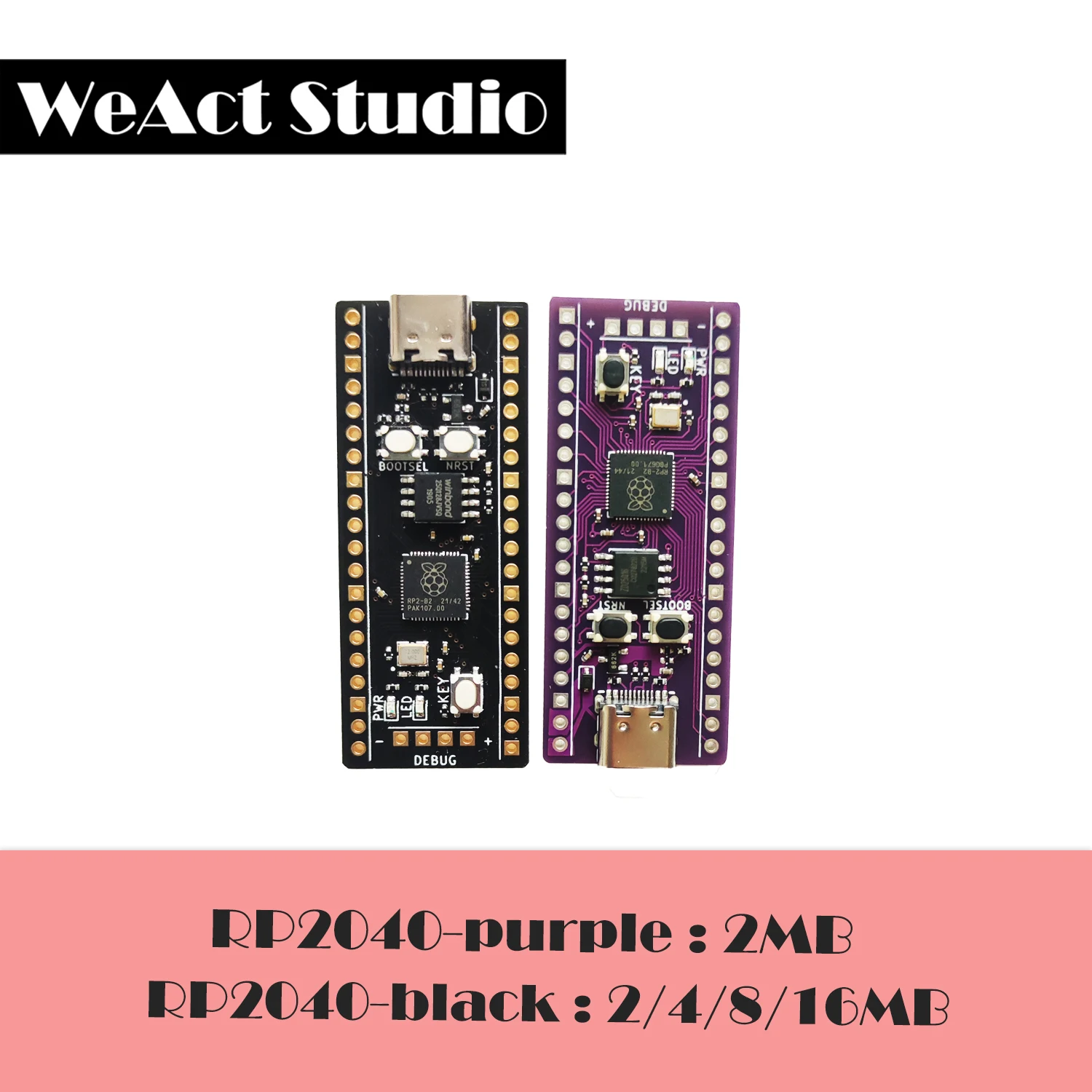 Raspberry Pi Pico Board RP2040 2 MB 4 MB 8 MB 16 MB Unterstützt Micropython /C/C++, CircuitPython