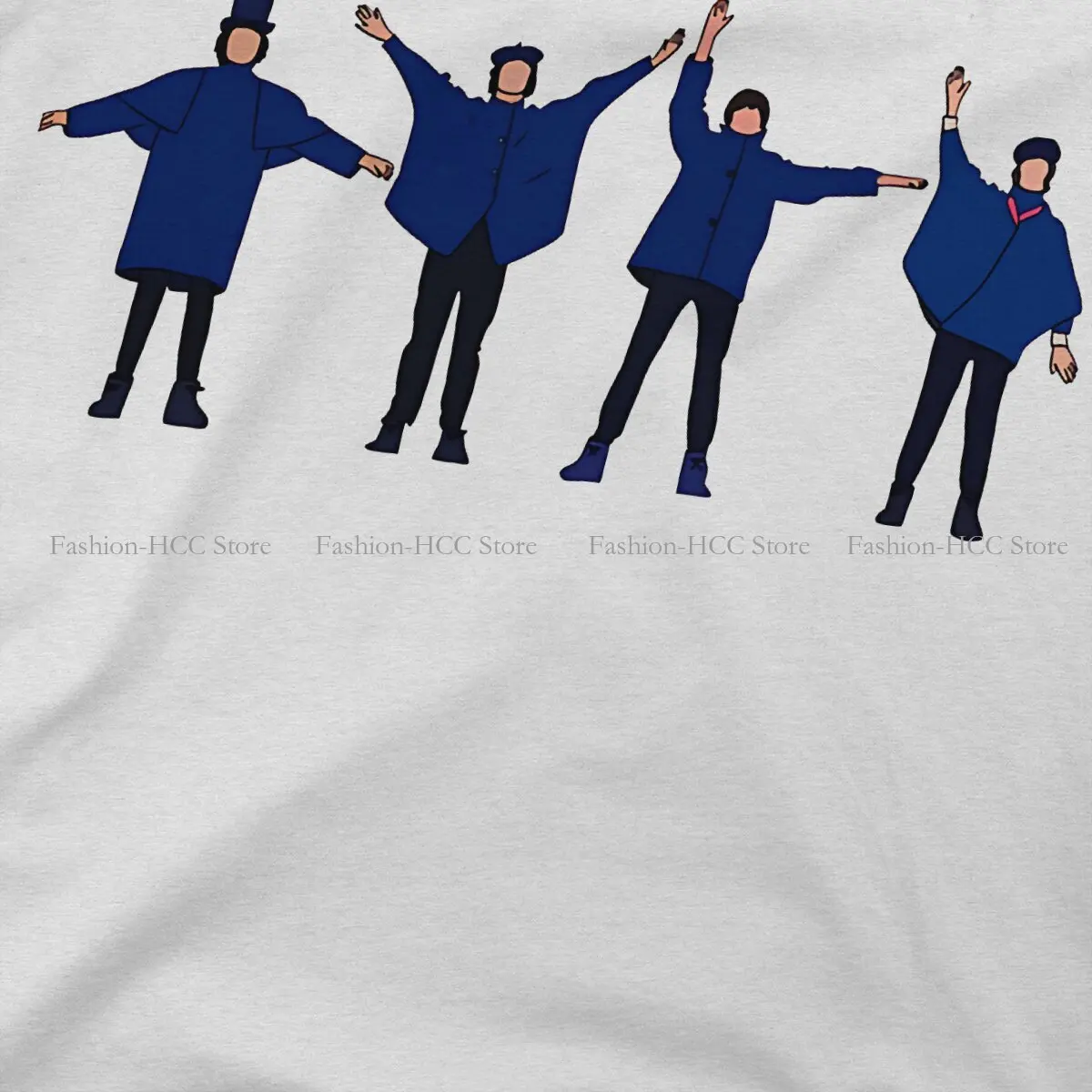 Team O Neck TShirt The Beatle Band Classic Polyester T Shirt Men Tops Individuality