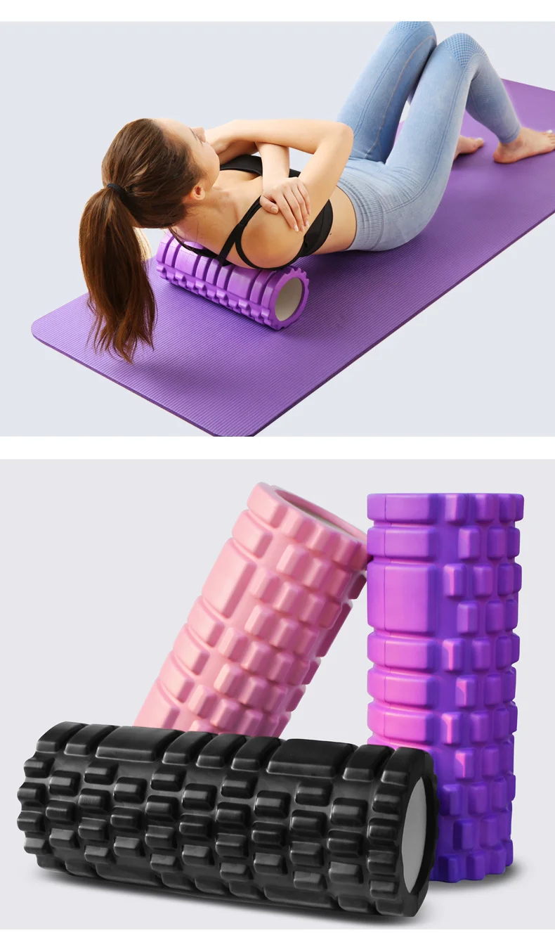 Foam Roller Yoga Column Fitness Yoga EVA Foam Roller Yoga Stick Deep Tissue Massage Roller, Suitable for Back/Waist/Leg Muscle - view 5
