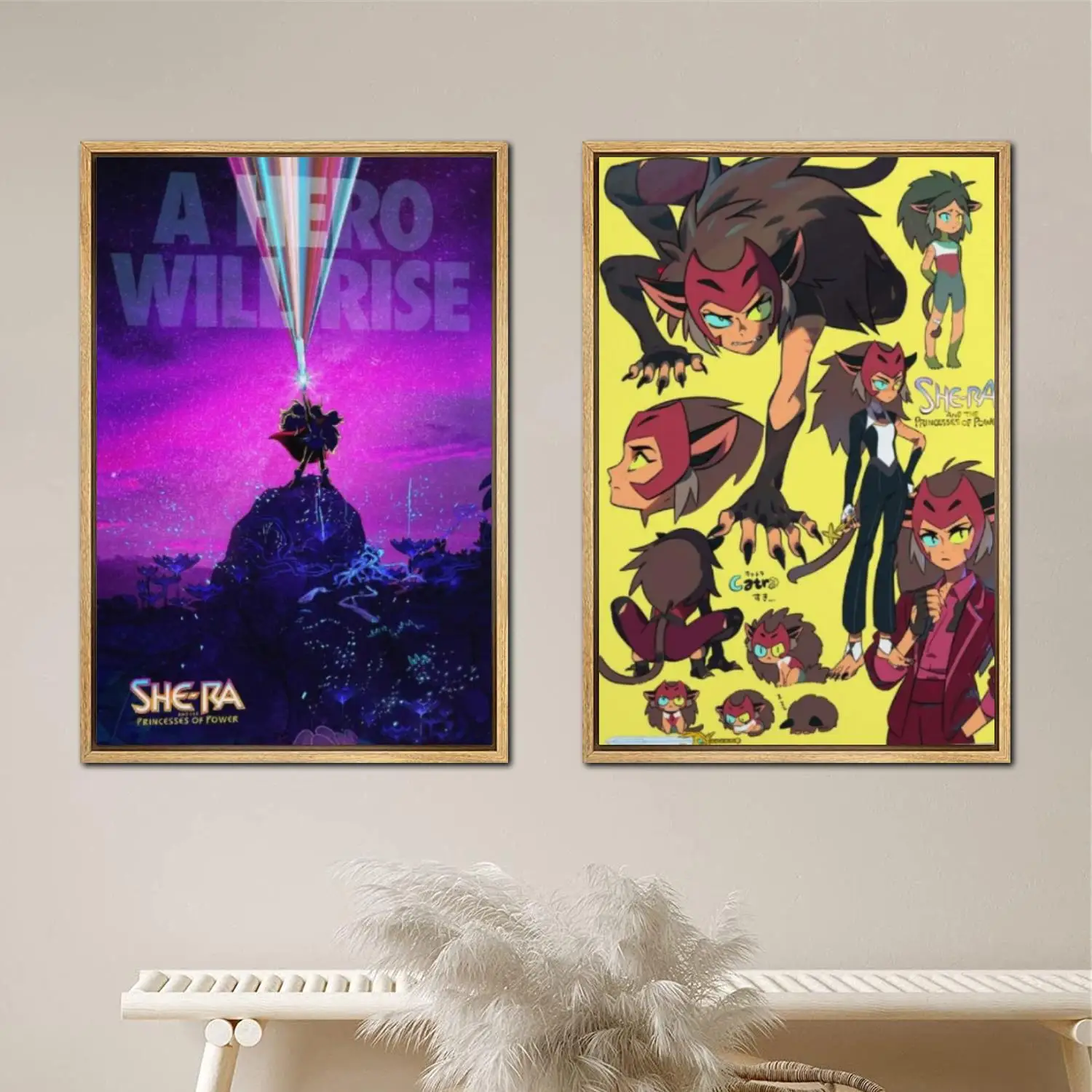 

she ra and the princesses of power Painting 24x36 Wall Art Canvas Posters room Modern Family bedroom Decoration Art wall decor