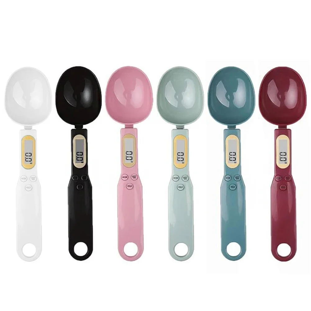 500g/0.1g Portable LCD Digital Kitchen Scale Mini Pets Food Measuring Spoon Gram Electronic Spoon Weight Volumn Food Scale 5