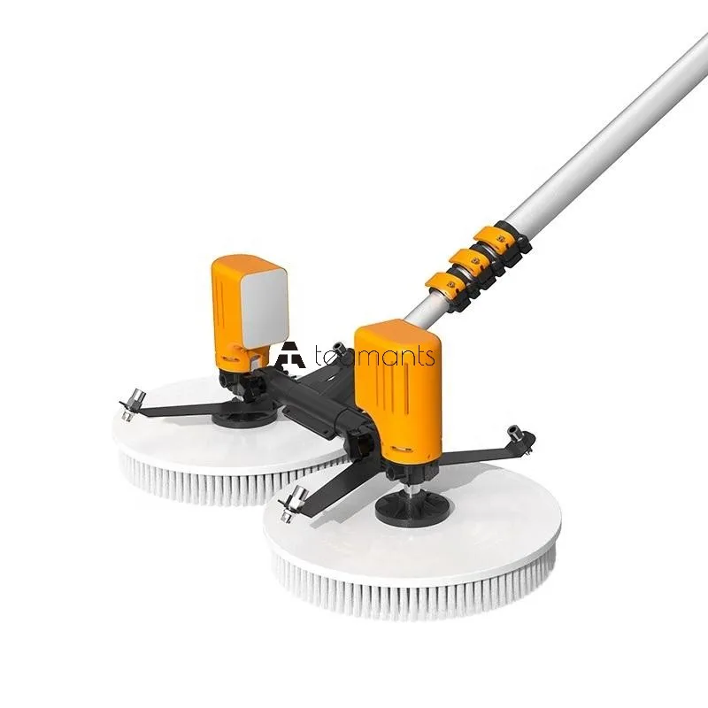 Logo Customization Solar Panel Cleaning Rotating System Equipment Machine Brush For Large Rooftop Type Solar Plants