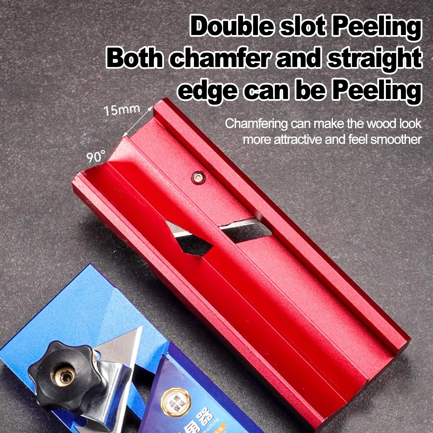 45 Degree Wood Board Chamfering Hand Planer Gypsum Board Straight Edge Trimming Mini Planer Handmade Right Angle Cutting Planer
