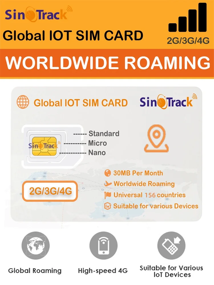 SinoTrack Global M2M 1-Jahres-SIM-Karte 2G 3G 4G 30MB pro Monat für GPS-Tracker, Tracking-Gerät, Smart IoT SIM-Karte ST-901L J16 – Detail 3