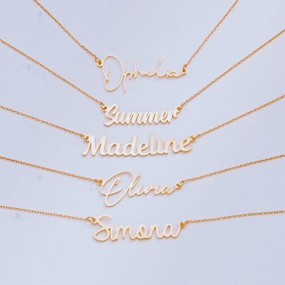 Custom Name Necklace for Women Personalised Cursive Letter Pendant Stainless Steel Jewelry Men Chain Choker Collar Personalizado pendants birthday gift for wife birthday gift for wife birthday gift for wife letter necklace - view 2