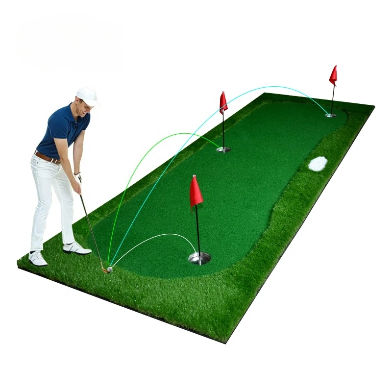 Golf Putting Green Large Size Putting Practice Mat Artificial Grass Golf Putting Mat Golf Gift for Golfers