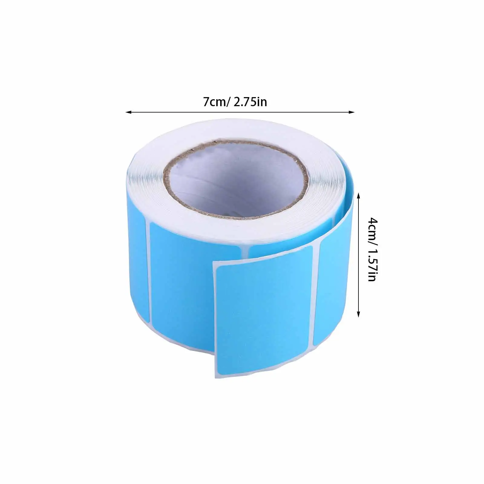 Colored Thermal Labels Waterproof Oilproof Antifriction Self Adhesive No Extra Glue Hard to Fall Compatible with Zebra