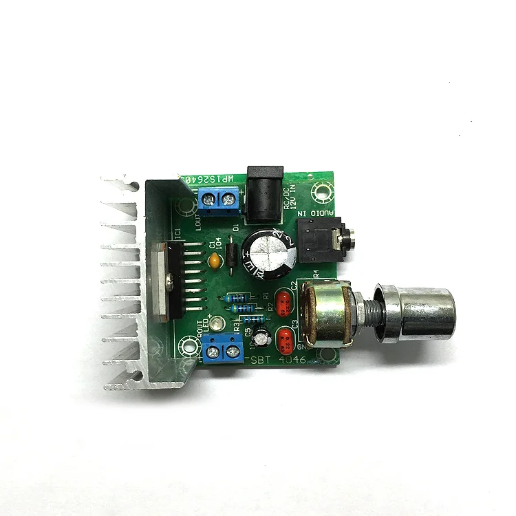 Scheda amplificatore di potenza Tda7297 2.0 scheda finita AC / DC 12V silenziosa (scheda a)