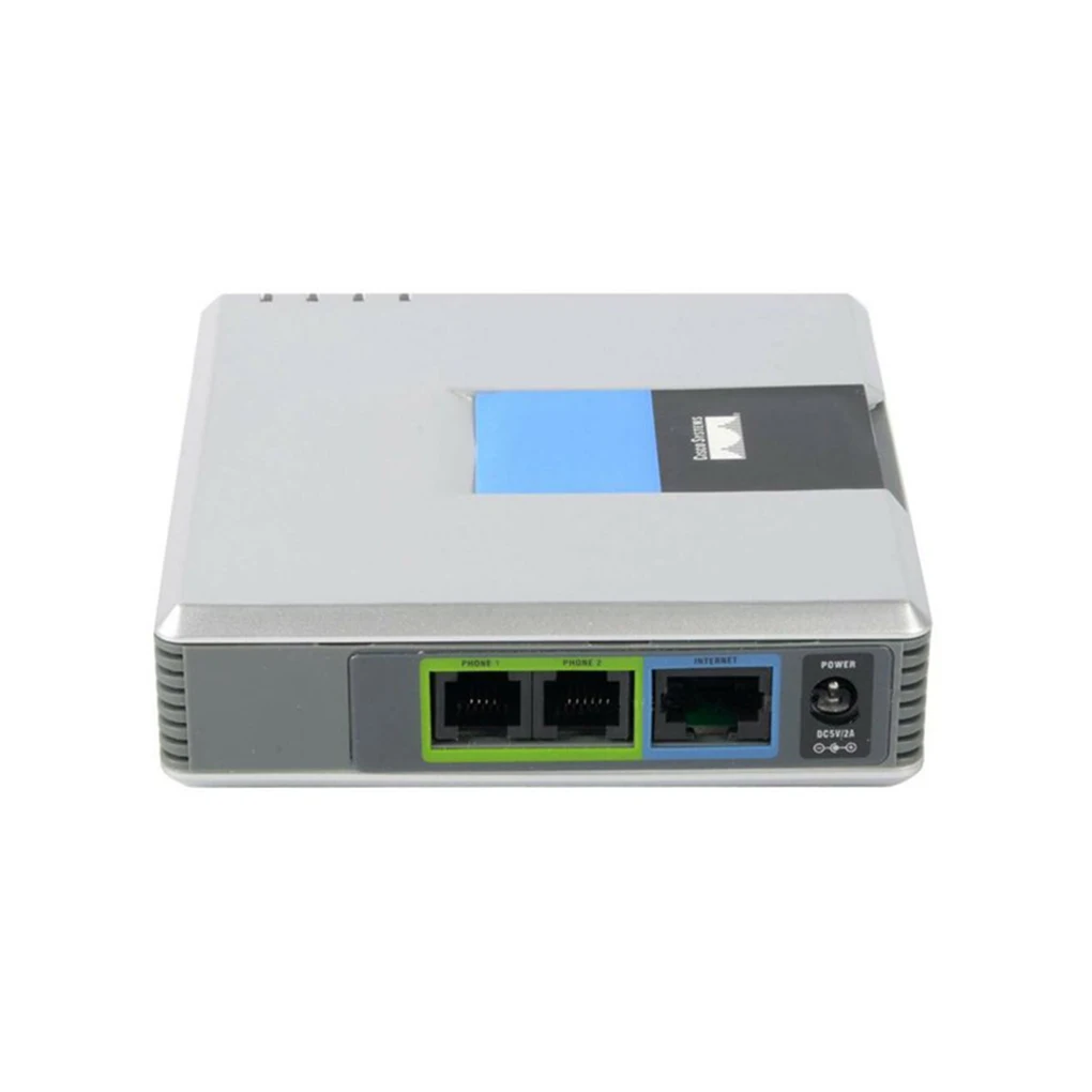 Imagem -05 - Voip Telefone Voice Adapter Telefone Internet Portas Fxs au Plug Desbloqueado Linksys-pap2t