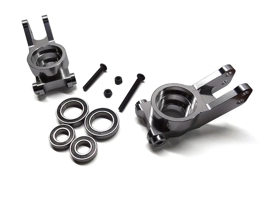 LT SLT Silver CNC Aluminum Rear Hubs (set of 2)