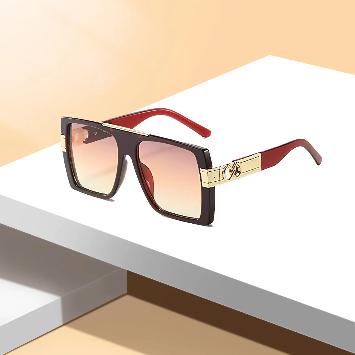 2024 New Sunglasses for Men Women Trendy Sun Glasses Goggle Man Brand Designer Square Glasses Shades Female Eyewear Sunglasses image 6