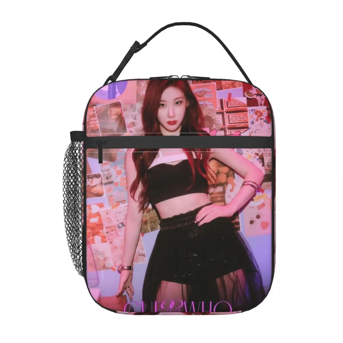 ITZYS Kpop Star Girl Group Portable Lunch Boxes Women Leakproof Cooler Thermal Food Insulated Lunch Bag Kids School Children