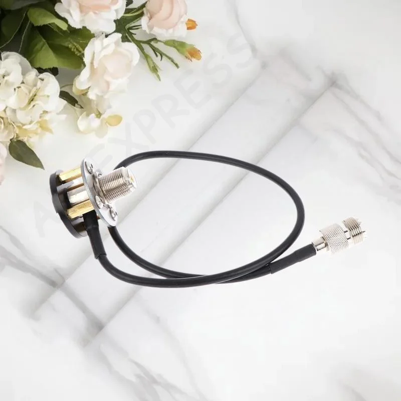 

Threaded 1/4-Inch Tripod Antenna Bracket, Portable M-Pipe Base, Ideal for UV and Shortwave Measurement Analysis