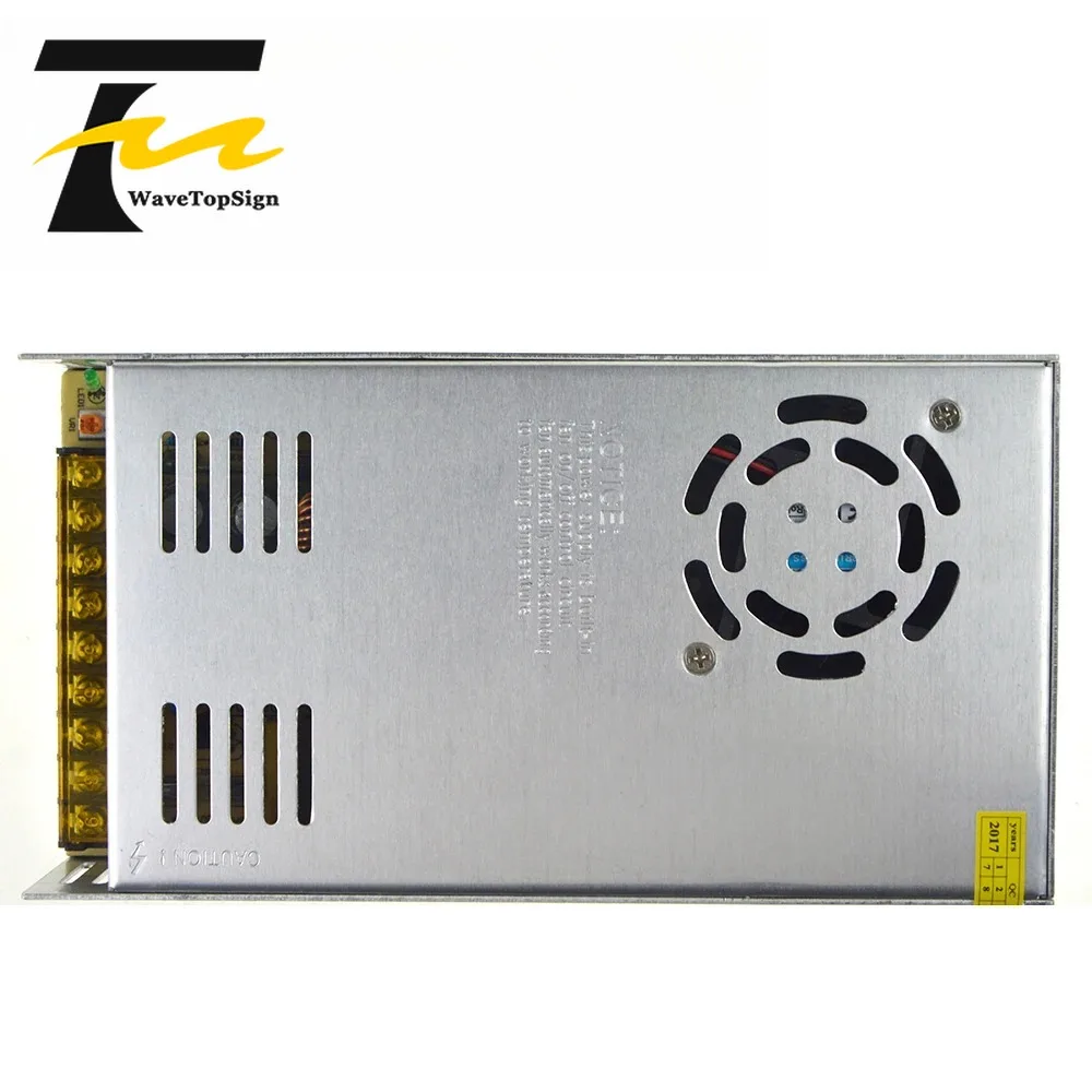 wavetopsign 400w Regulated Dc Adjustable Switching Power Supply Input 110v/220v Output Dc 12v 36v 48v 60v 110v 220v