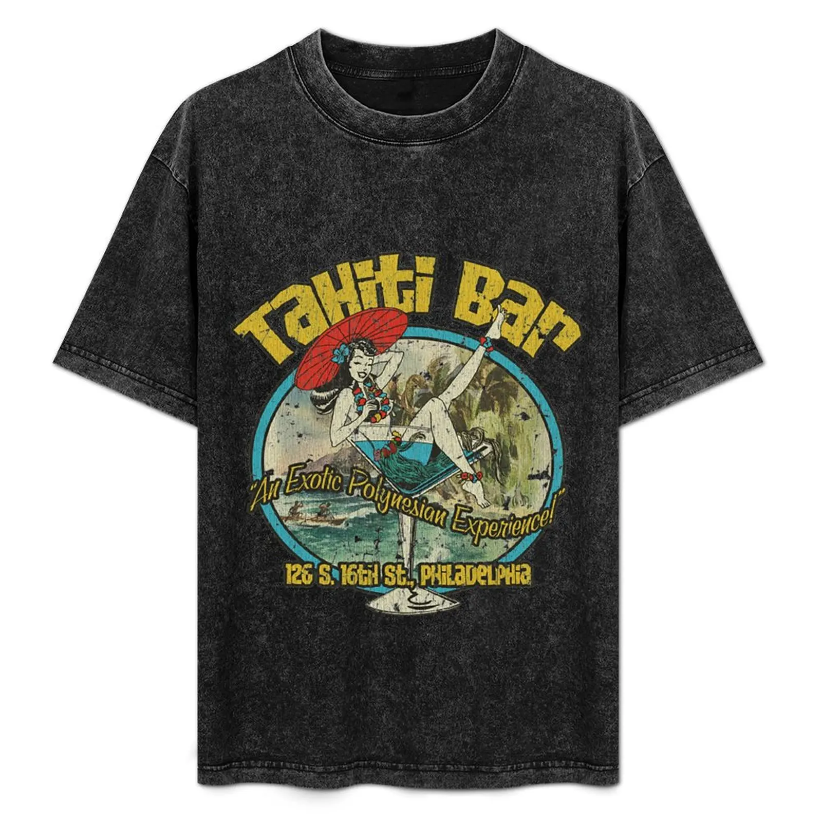 

Tiki Bar T-Shirt Daily Wear Plain Short Sleeve Shirt