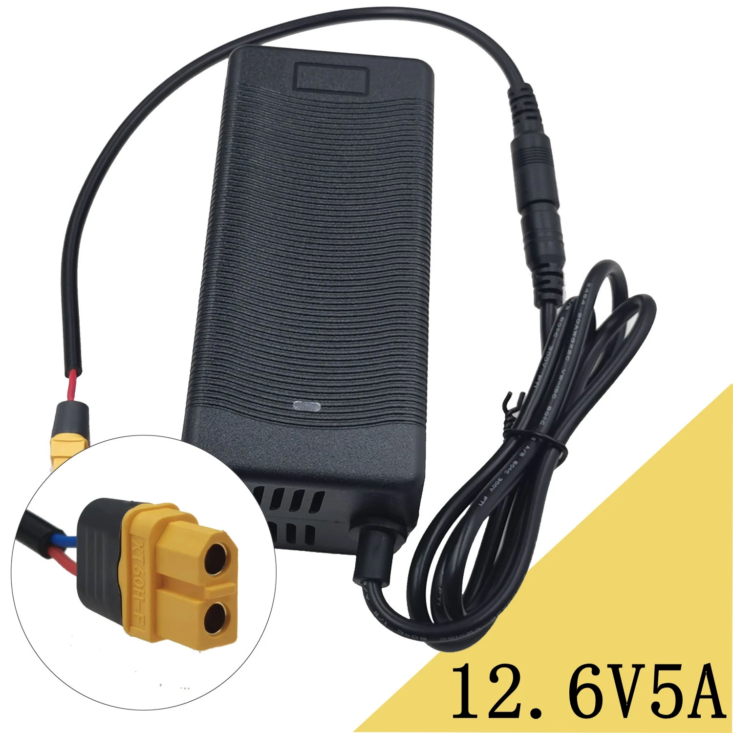 12.6V 5A Li-ion battery charger for 10.8v 11.1v 3 series lithium li-ion battery pack XT60 Connector