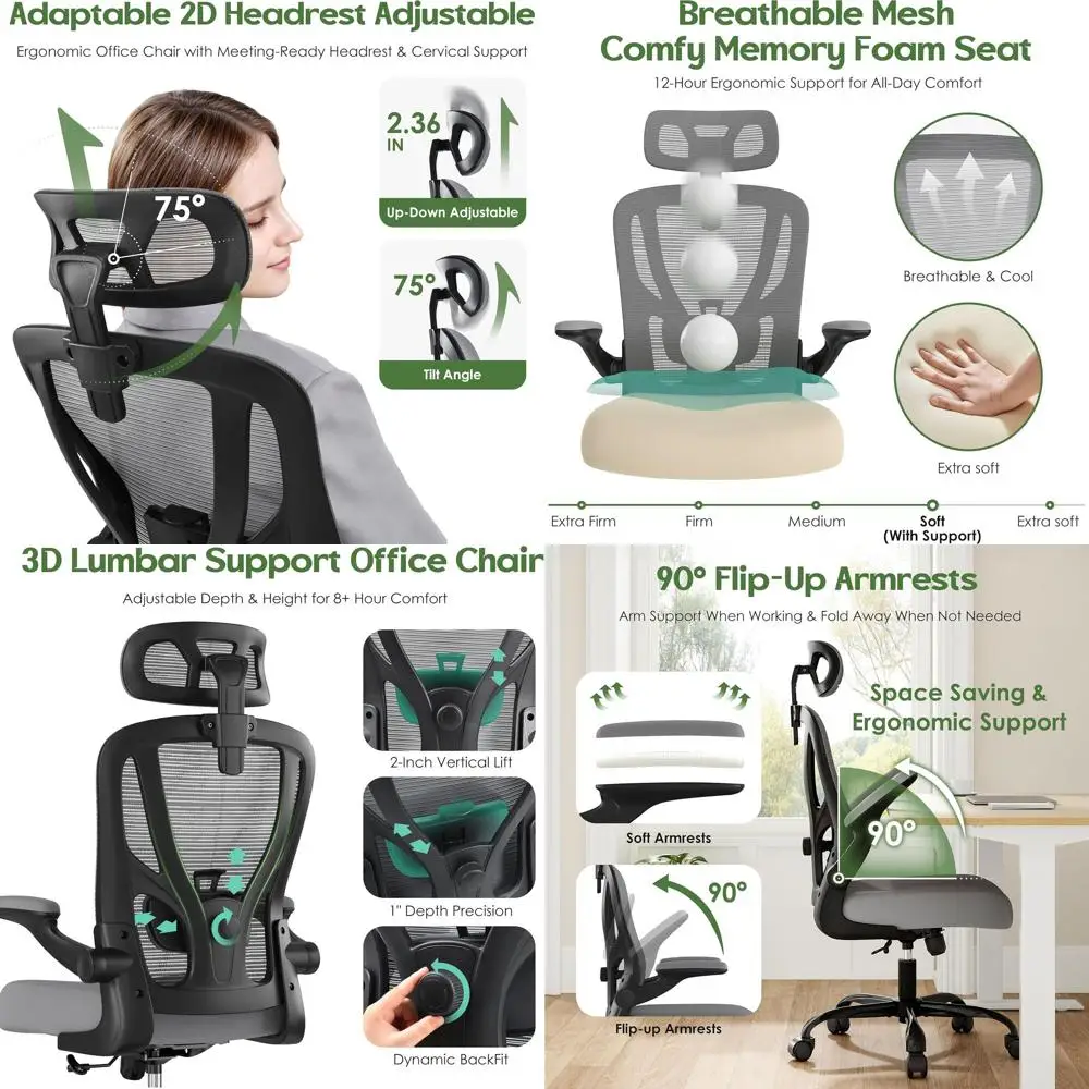 Mesh High-Back Ergo… - image