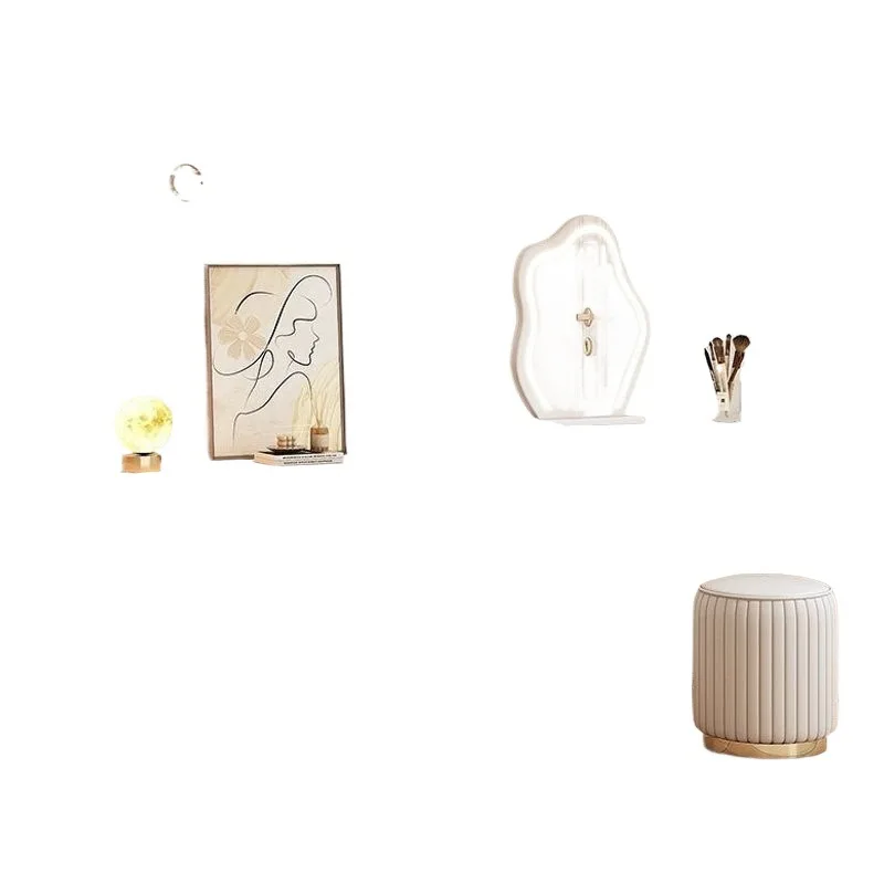 Dresser, chest, integrated household bedroom, small apartment retractable makeup table, storage cabinet wholesale