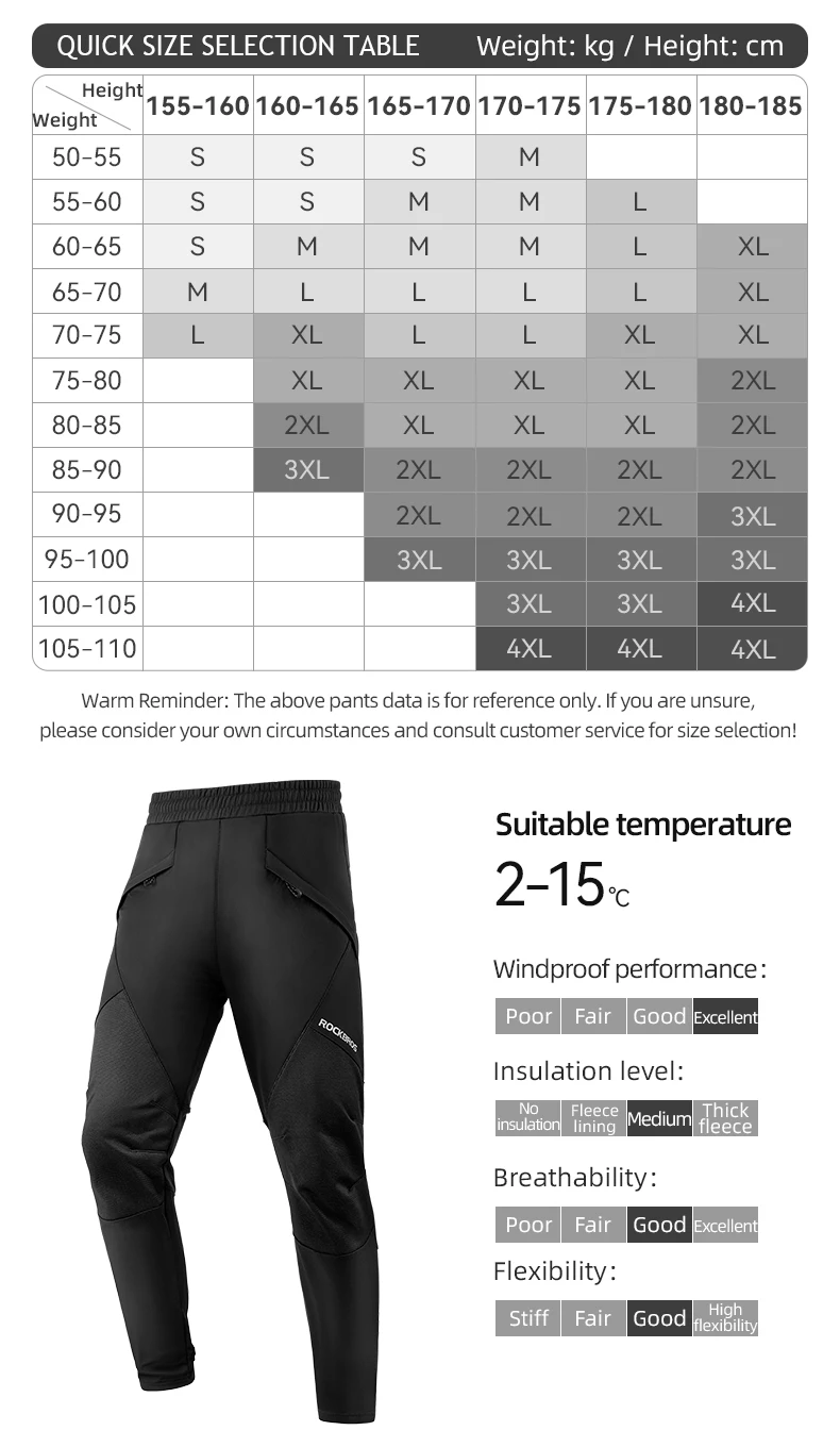 ROCKBROS Winter-Fahrradjacke mit Kapuze, warmes Fleece, thermisch, winddicht, lange Ärmel, Fahrrad-Oberteil, Mantel, Herren-Fahrrad-Windbreaker-Kleidung – Detail 4