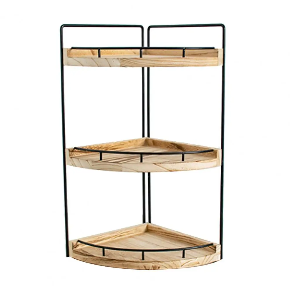 Storage Rack Easy Assemble Storage Rack 2-tier Bathroom Counter Organizer Strong Load-bearing Corner Shelf for Easy Assembly