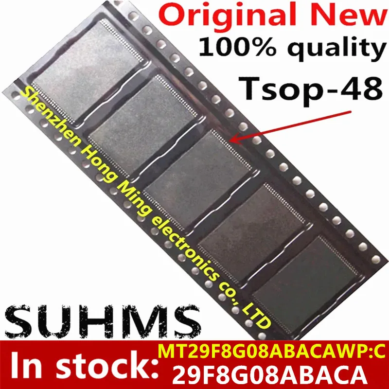 (2-10piece)100% New MT29F8G08ABACAWP:C MT29F8G08ABACAWP MT29F8G08ABACA 29F8G08ABACA tsop-48 Chipset