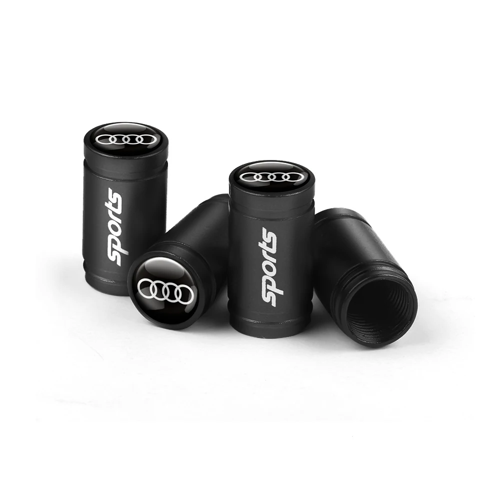 4 stuks autostyling 3D aluminium metalen auto wiel ventieldopjes voor Audi A1 A3 A4 A5 A6 A7 A8 Q2 Q3 Q5 Q7 TT Sline S3 RS