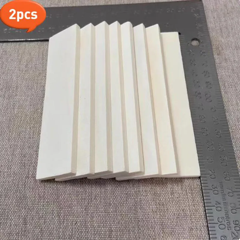 2pcs Buffalo Bovine Bone Handle Scales Slabs DIY Carving Material 120*30*5/120*30*6mm