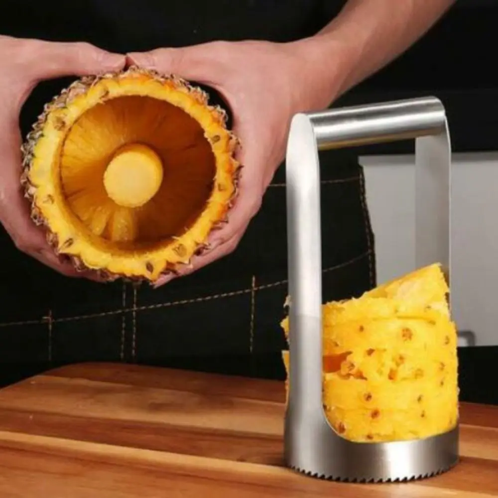 

Safe Home Vegetable Fruits Kitchen Tool Pineapple Slicer Cutter Peeler