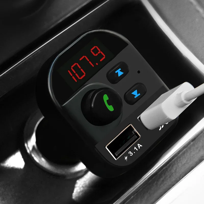 

Car MP3 Bluetooth Player 805E with Card Slot, Bluetooth Hands-free Calling, FM Transmitter, 12V/24V Car MP3