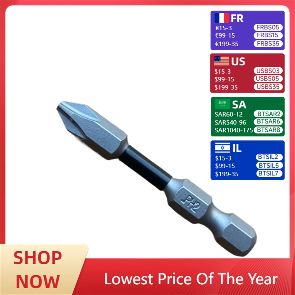

Impact resistant cross slotted hand drill electric high hardness bit