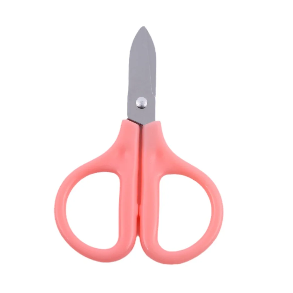 

Cute Pink Stainless Steel Scissors, Safe Student Craft Scissors for Summer School Supplies, DIY & Home Cutting