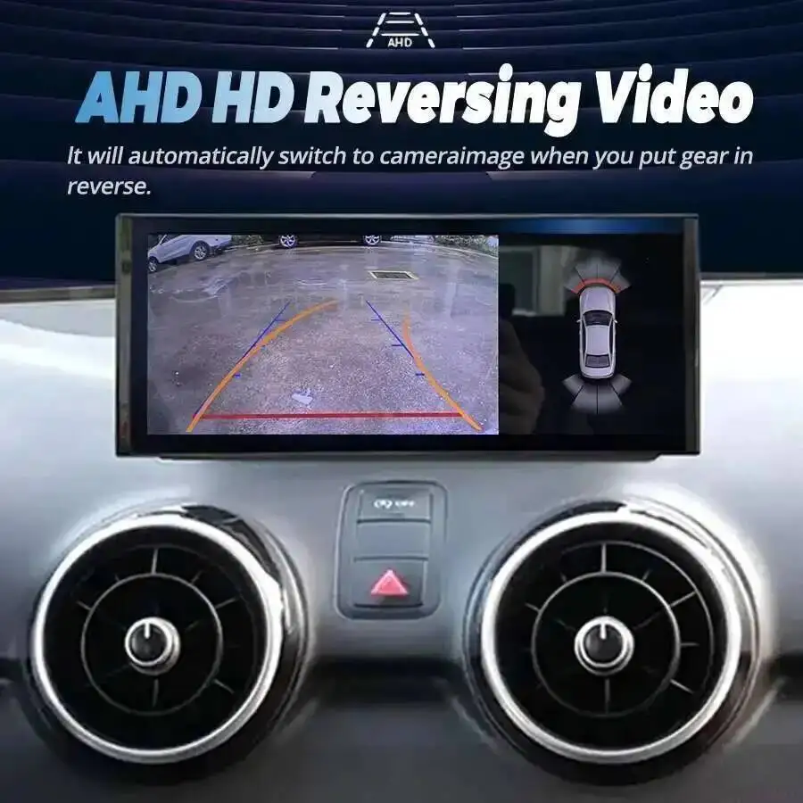 أندرويد 14 راديو السيارة الصوتي لأودي A1 2012-2018 LHD RHD ستيريو الوسائط المتعددة مشغل فيديو نظام تحديد المواقع والملاحة CarPlay وحدة رئيس السيارات 4G #2