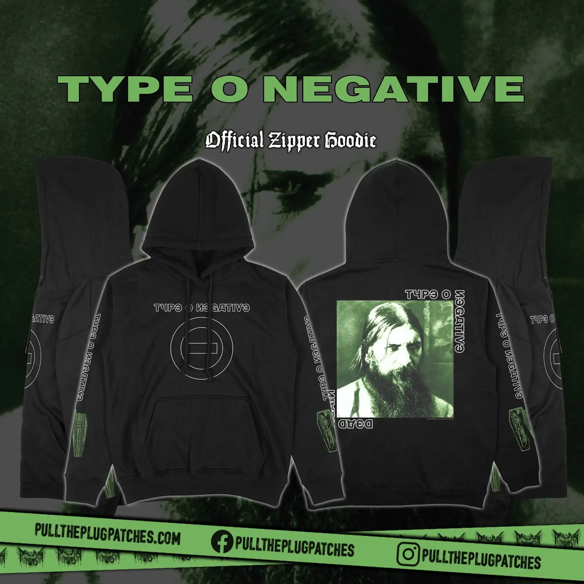 

Толстовка-худи Type O Negative Dead Again, уличная одежда в стиле Харадзюку, унисекс, новая свободная толстовка с длинными рукавами