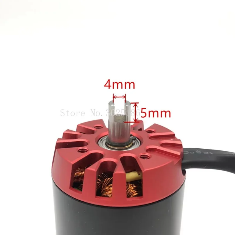 1 個 N5065 270KV 芝刈り機ブラシレスシャフトブラシレスモーター油圧オイルポンプモデル掘削機械に適した