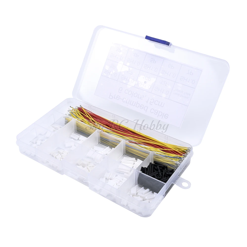 NUOVO Cavi Pre-Crimpati e SH1.0 Connettori per SP Racing F3 Omnibus F4 Pro F7 Da Corsa del RC Drone In Silicone 15 centimetri di Filo