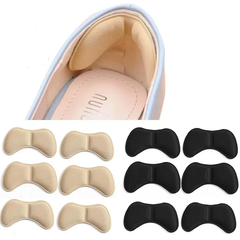 1/2/3/4pairs Heel Pads For Too Big Shoes Self-Adhesive Heel Protectors Heel Inserts Improved Shoe Fit And Comfort Prevent Heel