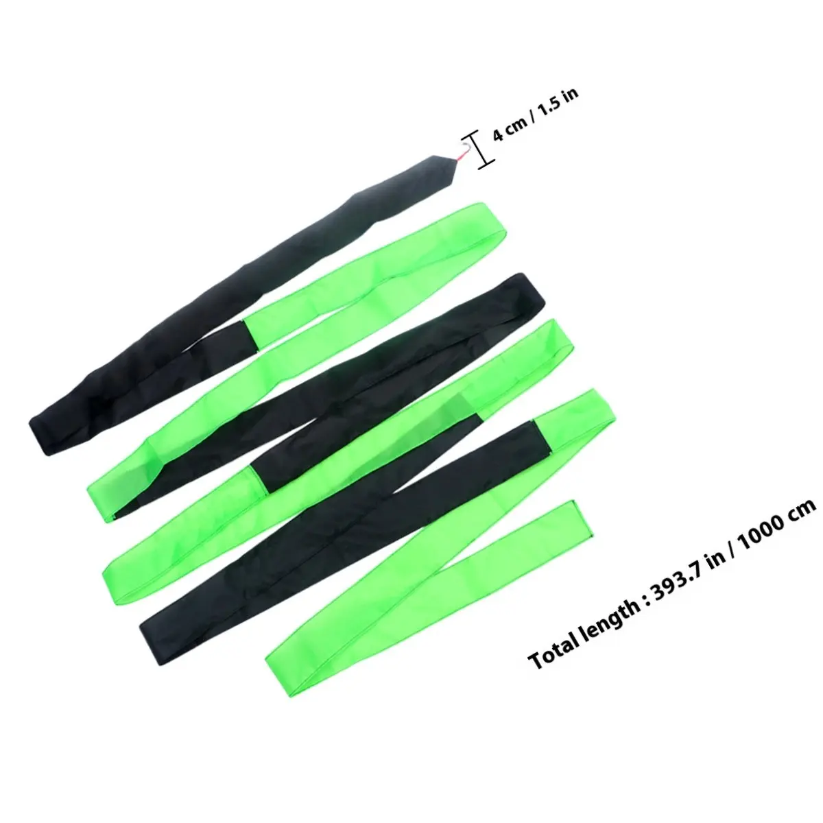 Cerf-volant flottant à queue arc-en-ciel de 15 m, accessoire de vol en plein air pour un mouvement coloré stable, cerf-volant de grande taille adapté