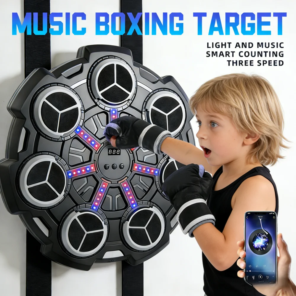machine-de-boxe-musicale-intelligente-pour-garcons-et-filles-design-ameliore-entraineur-de-boxe-mural-avec-gants-de-boxe-et-cible-de-boxe-adapte-pour-la-maison-l'interieur-et-la-salle-de-sport-coussin-de-boxe-electronique-equipement-d'entrainement-d'agilite-cadeau
