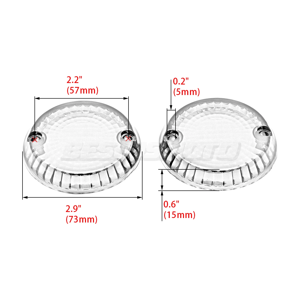 Motorcycle Turn Signals Indicators Lenses Cover For Kawasaki Vulcan 1500/1600/900/800/750/500 VN1500 VN800 VN900 VN500 VN1600