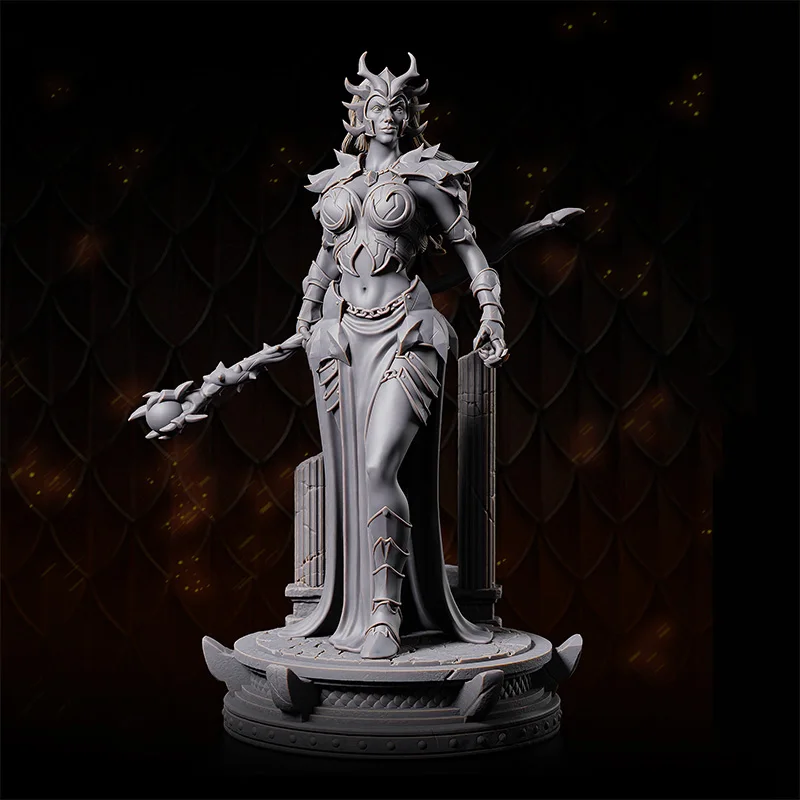 

1/24 1/18 Resin Model Kit Female Magician Figure Unpainted No Color RW-1317