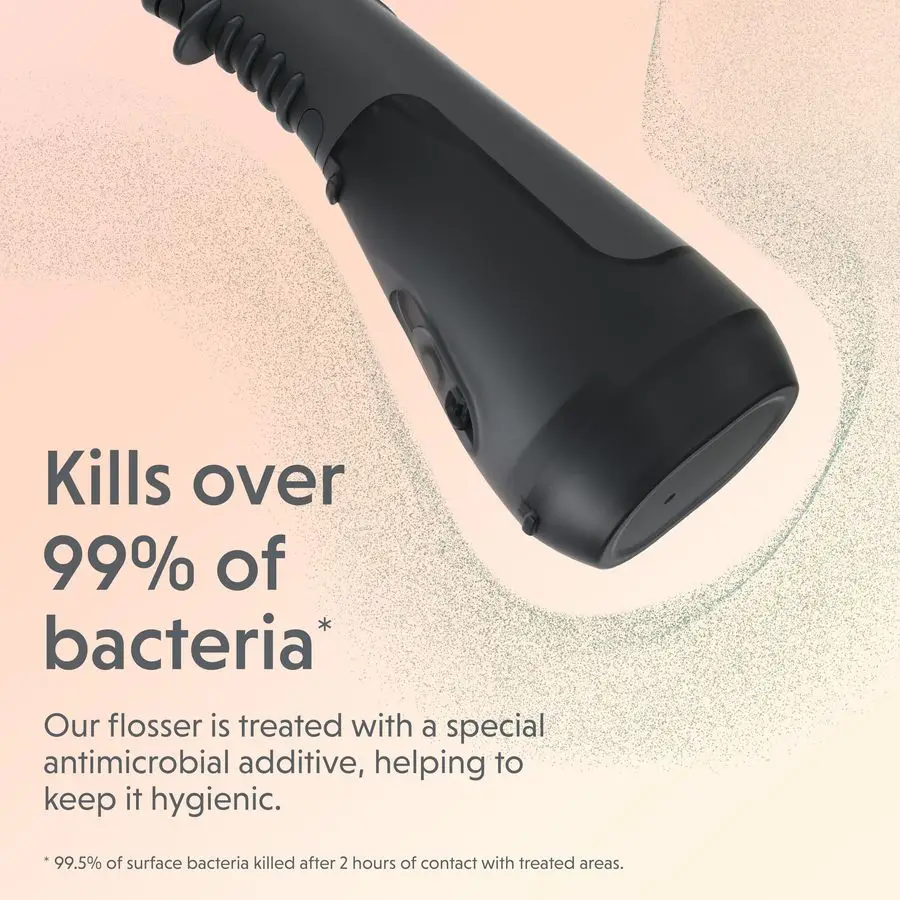 Water Flossers for Teeth, Cordless IPX7 Waterproof Oral Irrigator, 3 Pressure Settings, Portable, Rechargeable Electric Sonic Fl