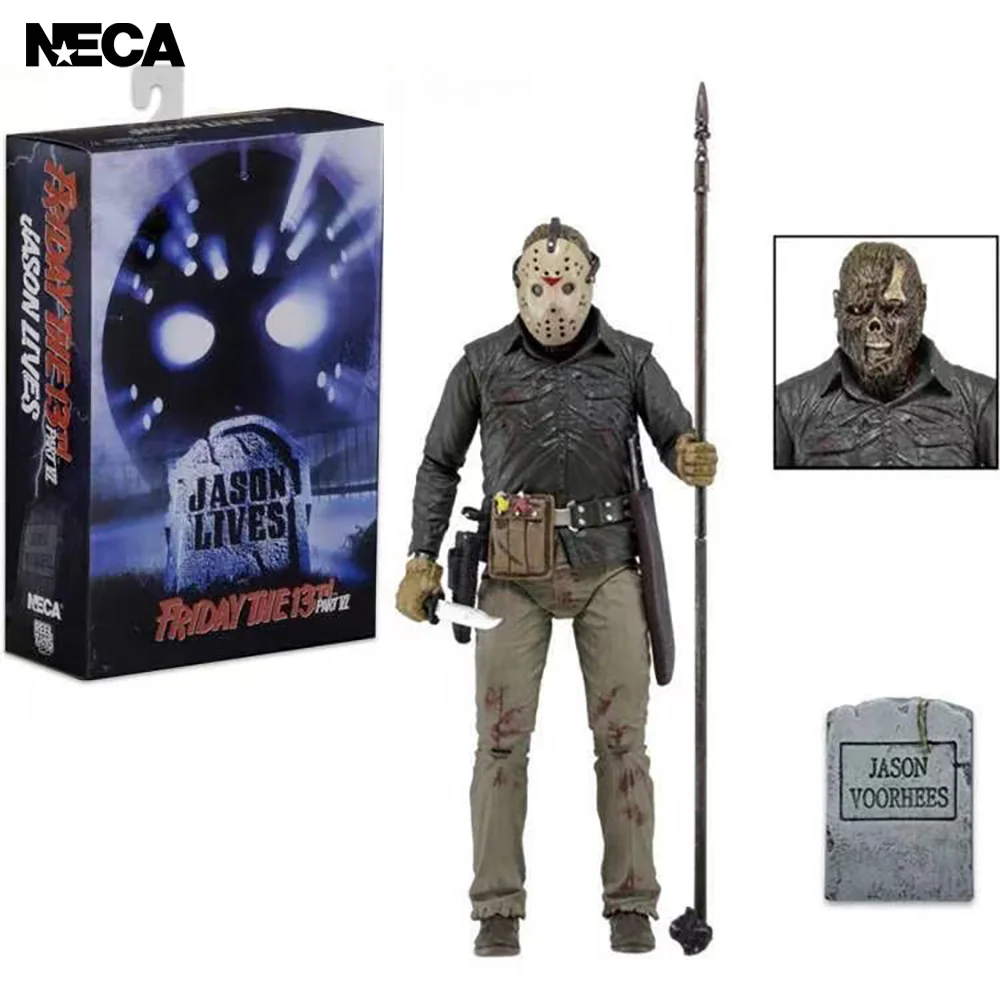 NECA Black Friday Series Homicidal Mania Jason 30th Anniversary Vinyl Doll Model Figures 18CM Children's Toy Gifts Collect Toys