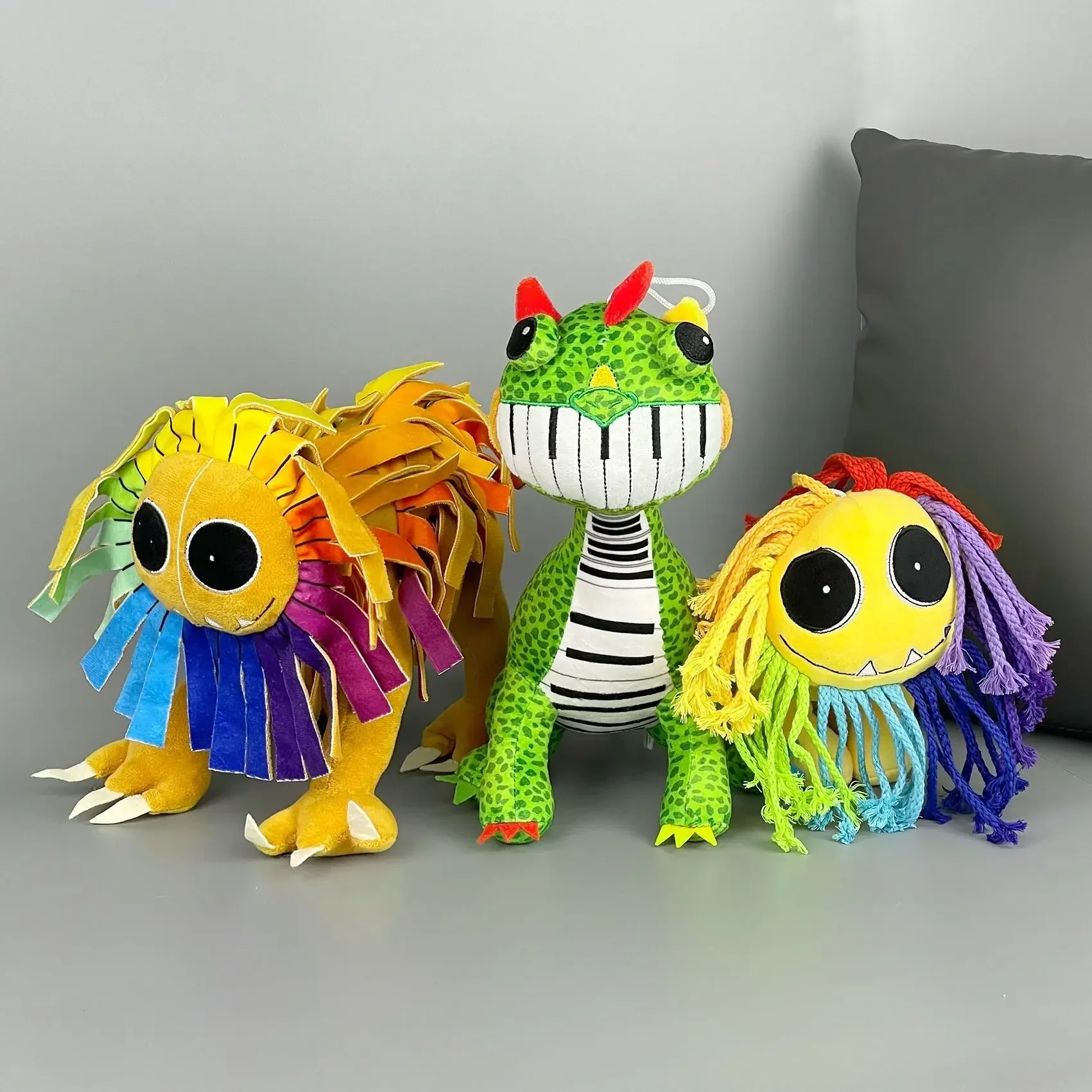 ใหม่ Poppy Pianosaurus เพลงตุ๊กตาอะนิเมะ Nightmare เกม Huggy Wuggy Plushie ตุ๊กตาหมอนตุ๊กตาตกแต่งบ้านของเล่นสําหรับของขวัญเด็ก