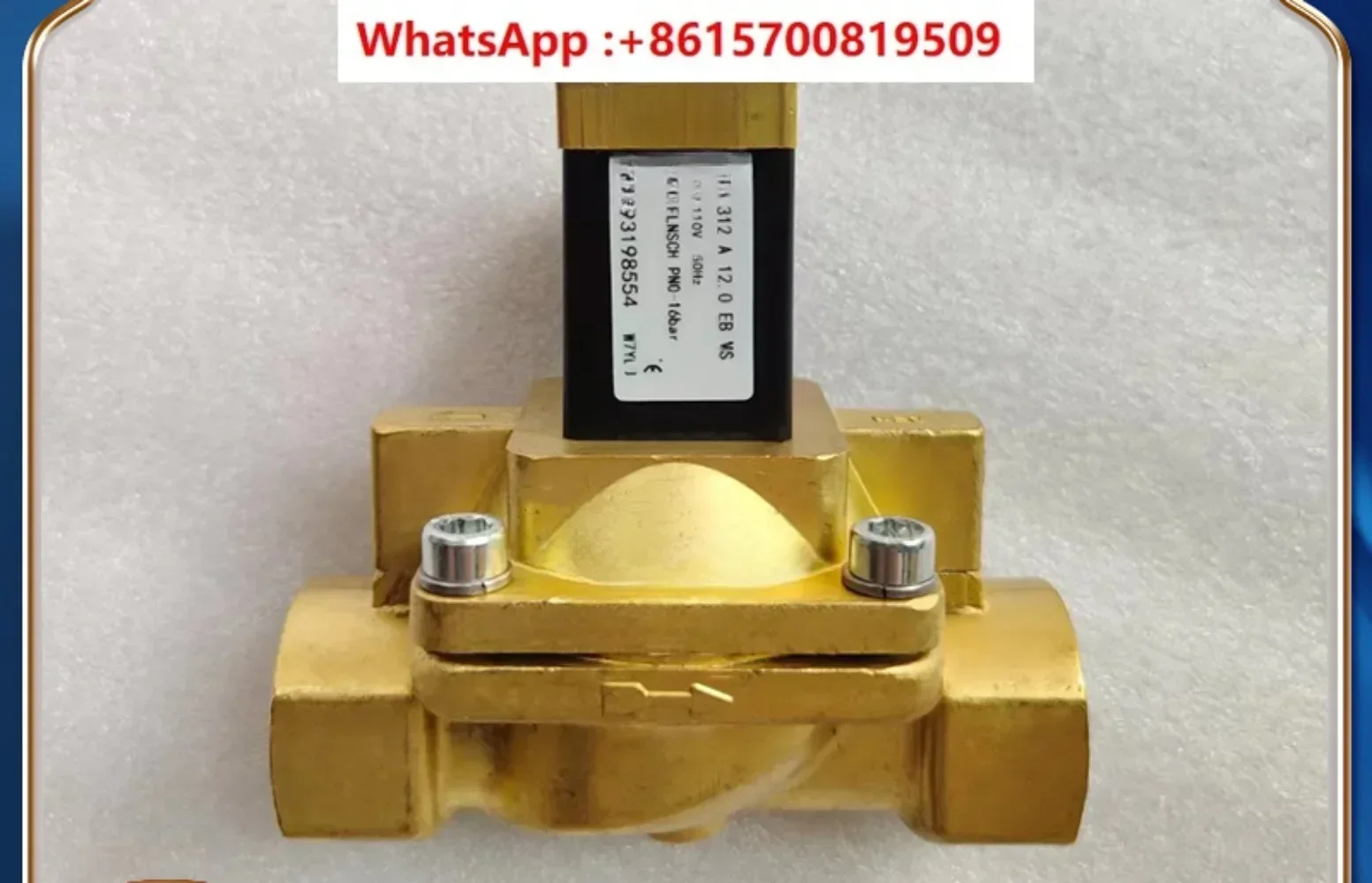 Air compressor bleed solenoid valve 93198554 oil cut solenoid valve DN25 original solenoid valve