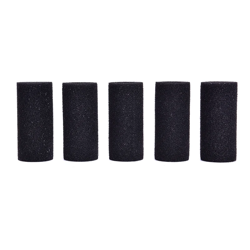 5Pcs L Size Black Sponge Aquarium Filter ProtectorCover For Fish Tank Inlet Pond-Homeclub