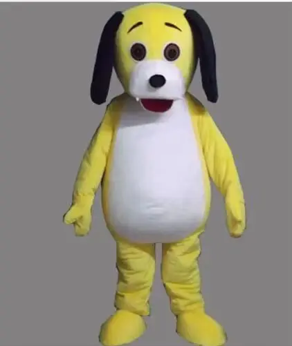 

New Adult Cute Deluxe Cute Dog Party Mascot Costume Christmas Fancy Dress Halloween Mascot Costume Free Ship