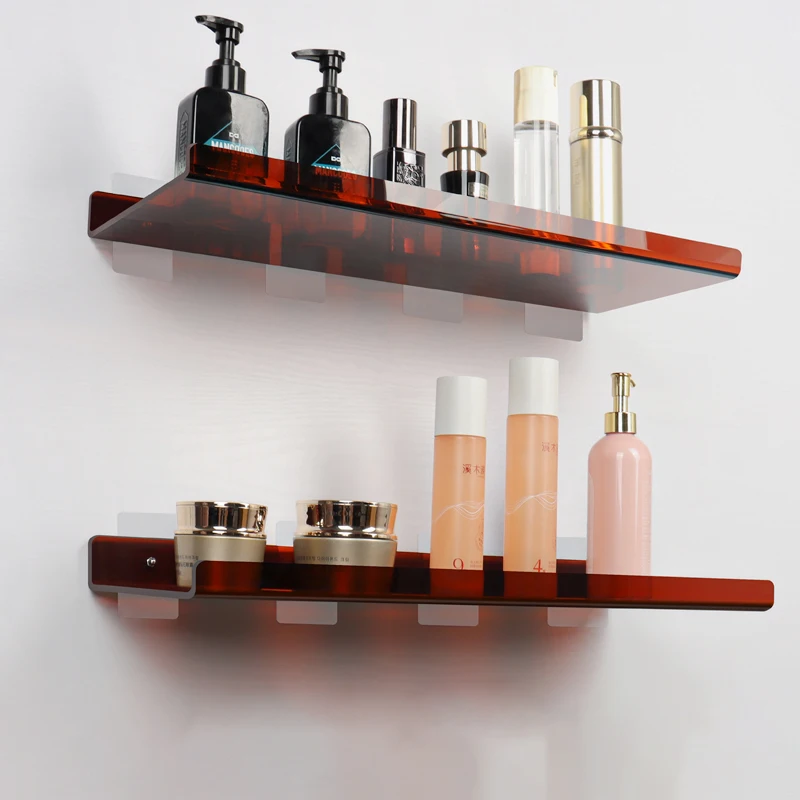 Acrylic Shelves for Wall Storage,Floating Bookshelves for Kids,Display Shelf Organizer for Bathroom,Living Room,Room Decor