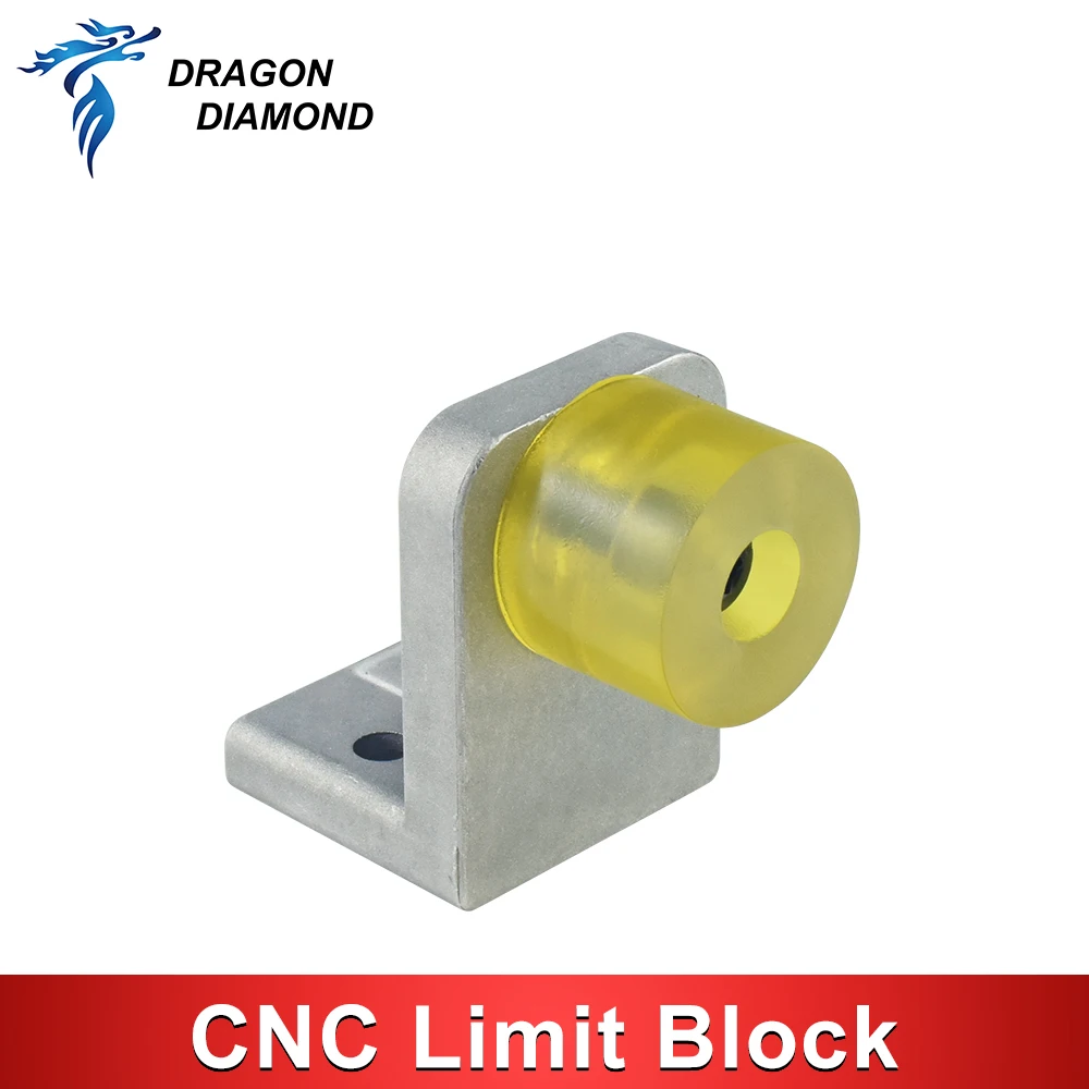 CNC Limit Impact Block Cast Aluminum Limit Pile Impact Rubber Stop Pad Anti-Collision Block For CNC Milling Machine Engraving