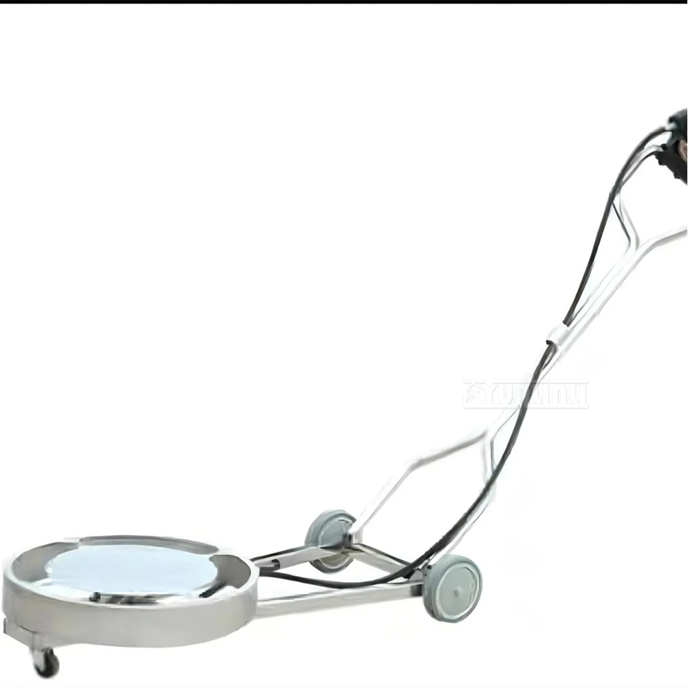 Stainless Steel High Pressure Car Wash Machine, Underbody Chassis Cleaner with Castor Wheels, Multi-Angle Cleaning Equipment