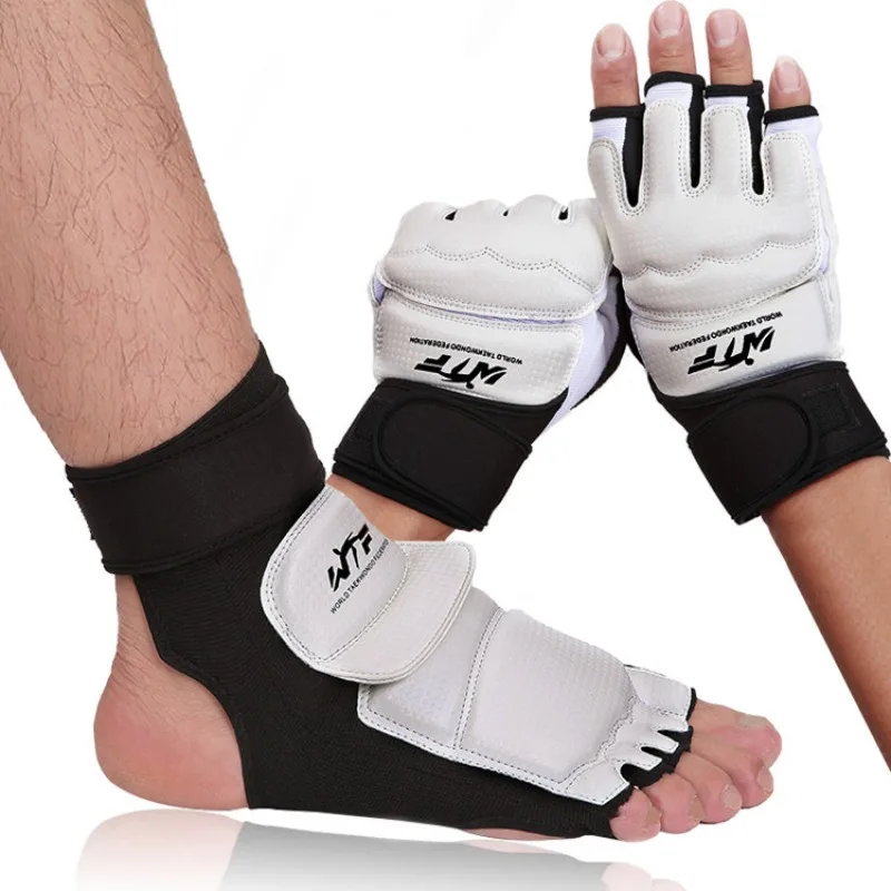 

Taekwondo-gloves Protection Boxing-gloves Adult Men's and Women's Half Finger Sanda-gloves Children's Punching Bag Gloves